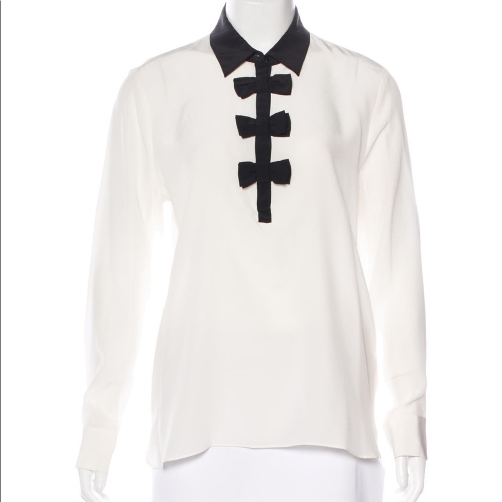 Kate Spade NY Silk Embellished Top
